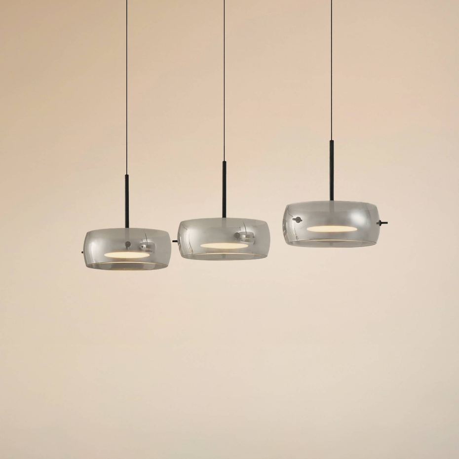 Suspension en verre moderneLED, Martis