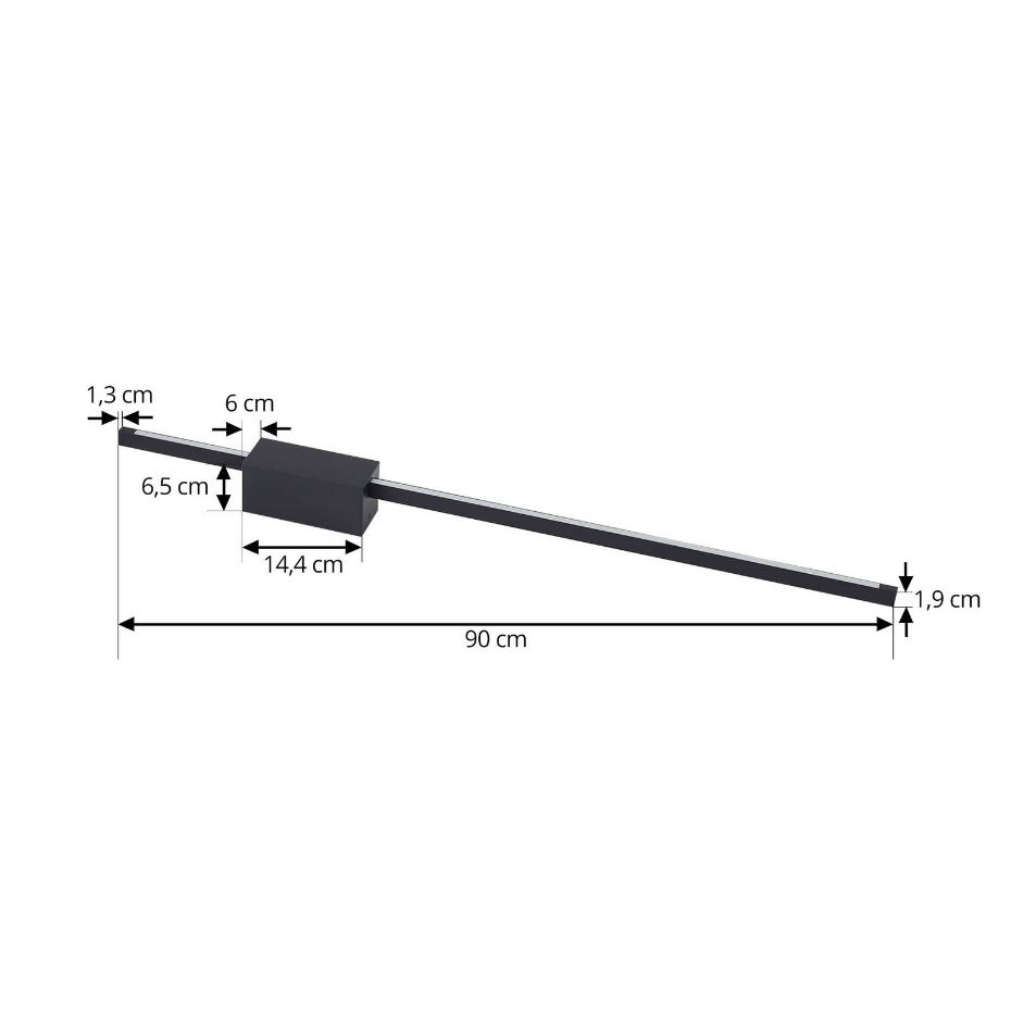 Applique en aluminium moderneLED, Skalia