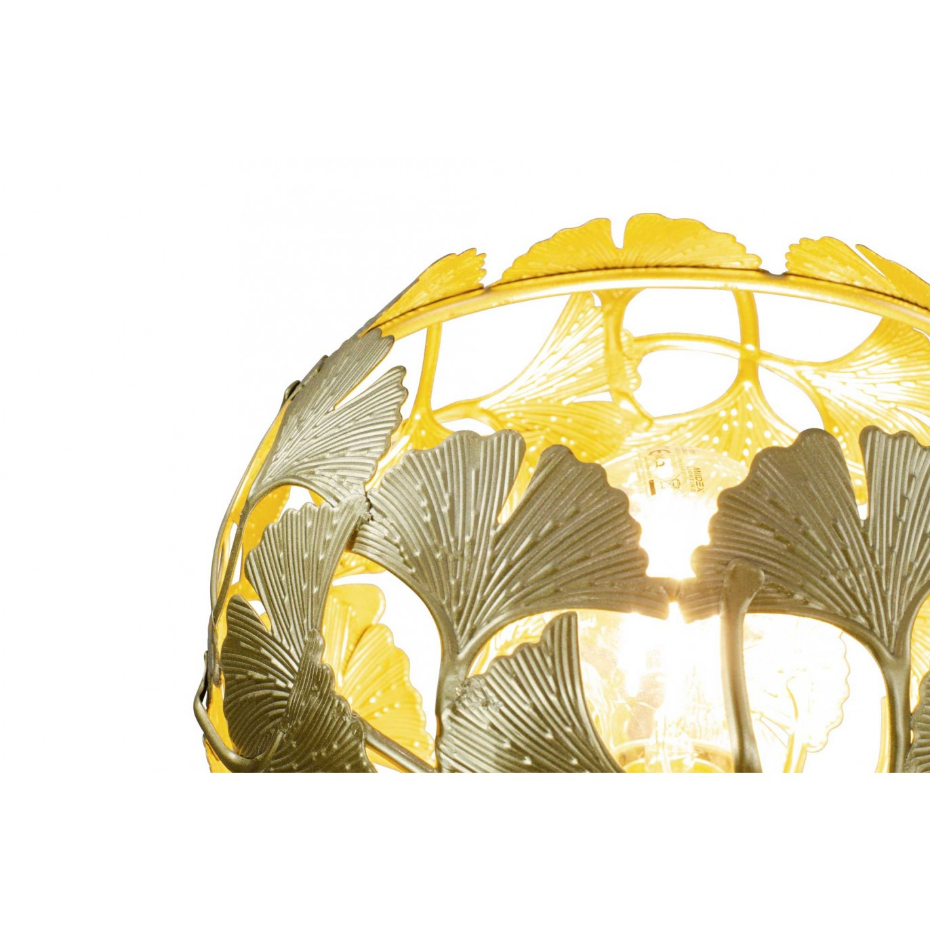 Lampe en métal feuilles de ginko biloba, OSMOSE