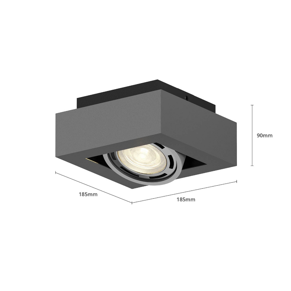 Plafonnier en aluminium moderne, Ronka