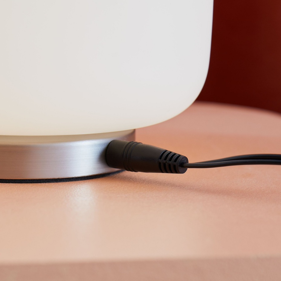 Lampe à poser en verre, BOMBO