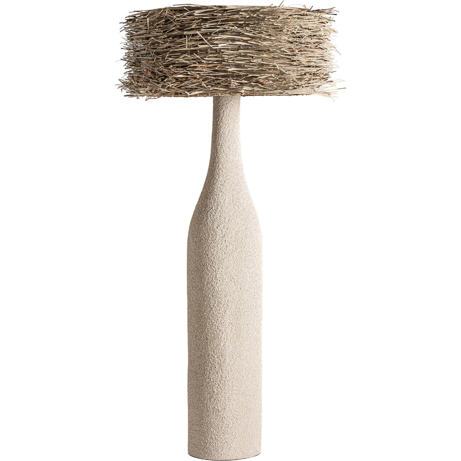 Lampadaire en résine finition vieillie