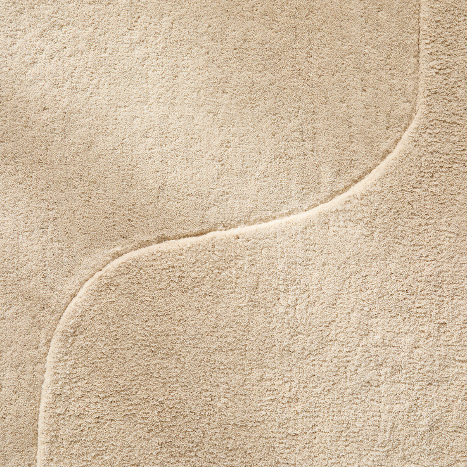 Tapis contemporain laine, tufté main, Sahil