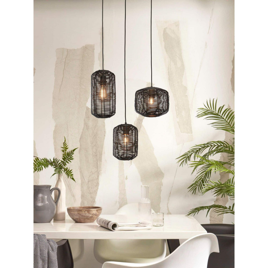 Lampe À Suspension Rotin TANAMI