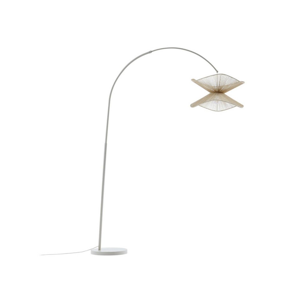 Lampadaire en papier traditionnel, Valdorin