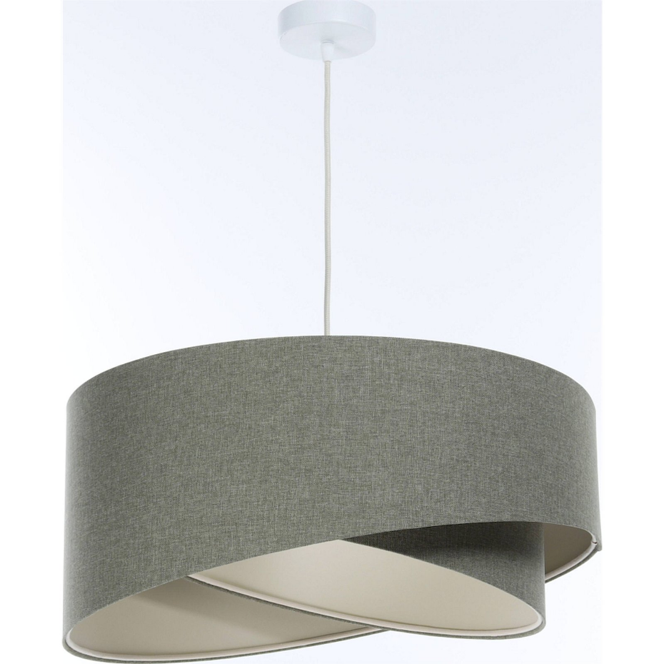 Suspension en tissu rond style boho