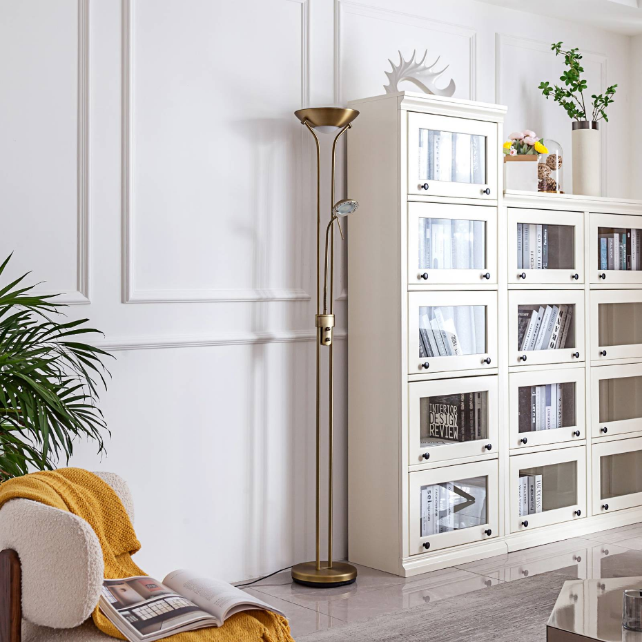 Lampadaire en métal moderneLED, Josefin