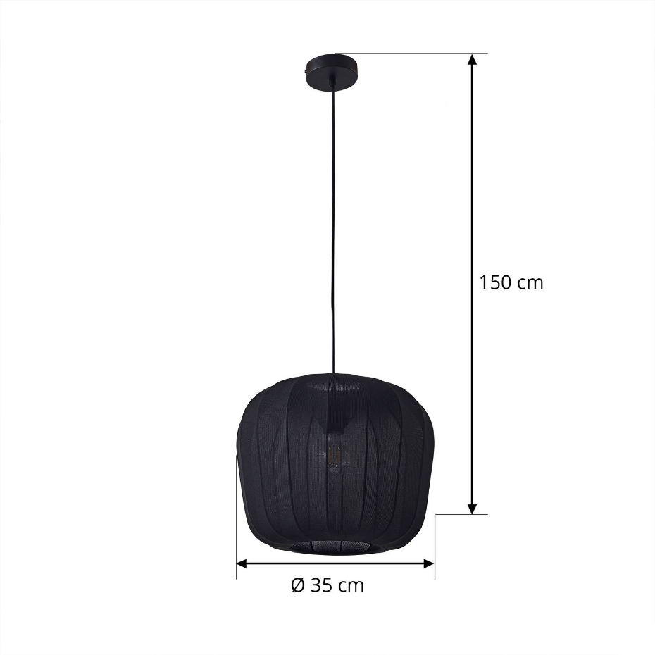 Suspension en textile moderne, Helin