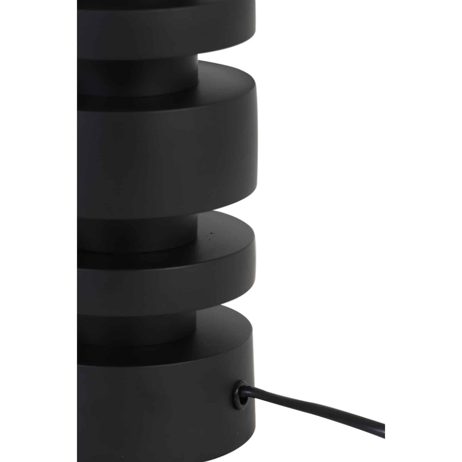 Pied De Lampe - Desley - Hauteur 36 Cm - Noir Mat