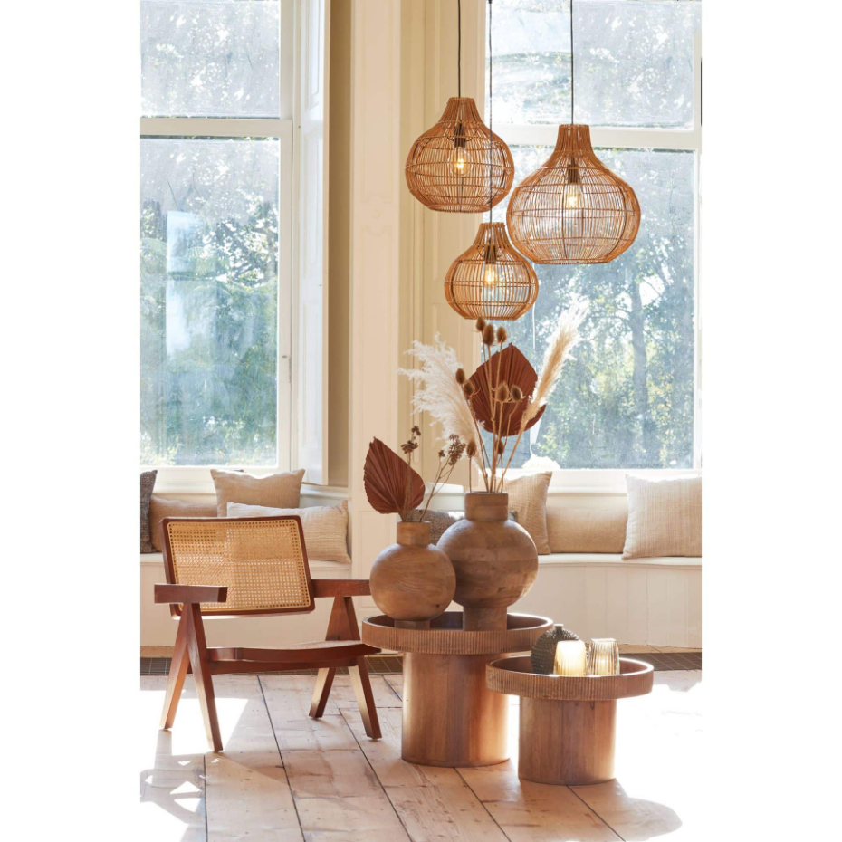 Lampe À Suspension Rotin PACINO