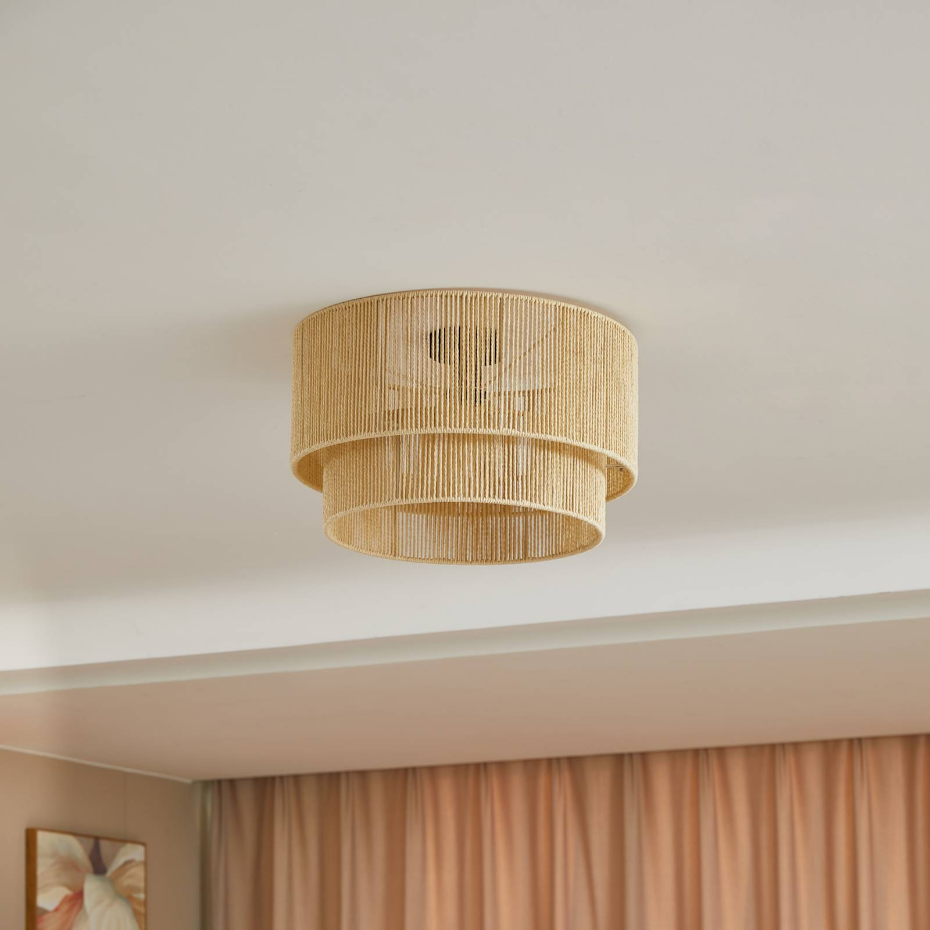 Plafonnier en papier traditionnel, Anuva