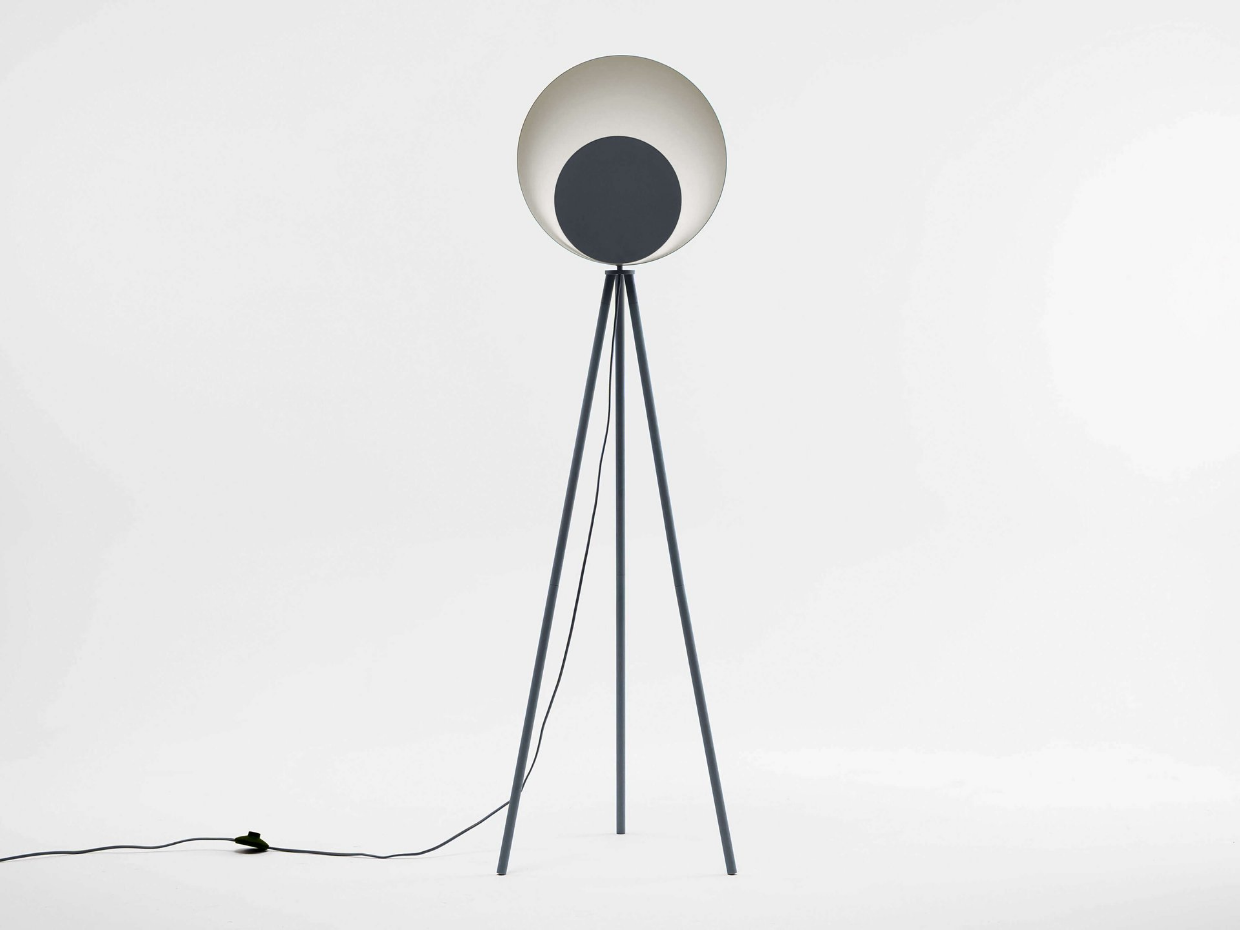 Lampadaire diffuseur métal