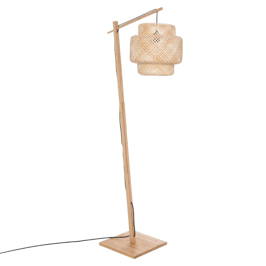 Lampadaire bambou tressé LIBY