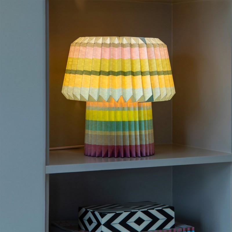 Lampe en papier  Anna Stripes