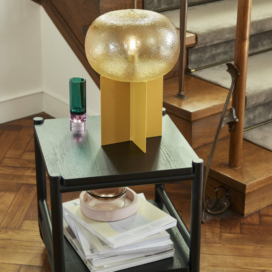 Lampe de table métal verre  Podium