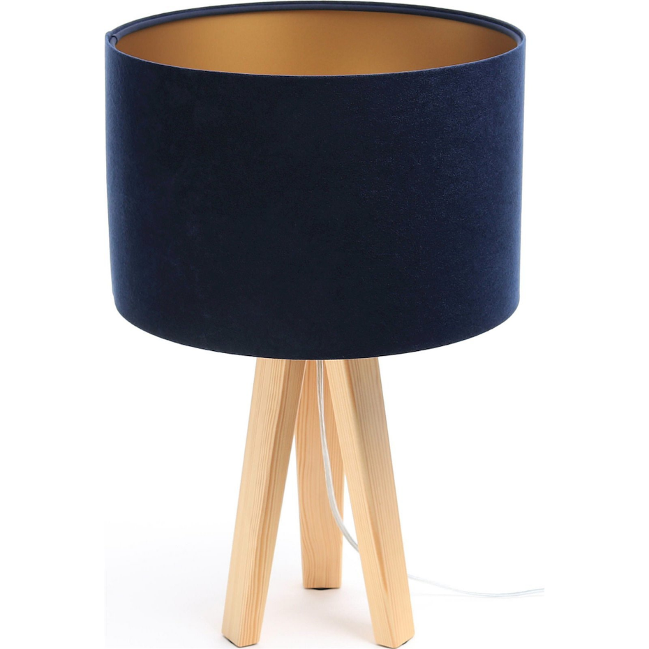 Lampe de chevet en bois Glamour