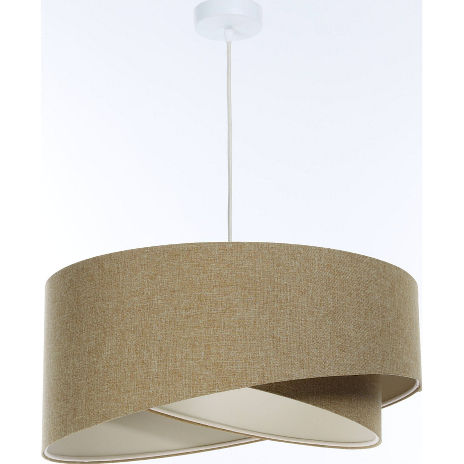 Suspension en tissu rond style boho