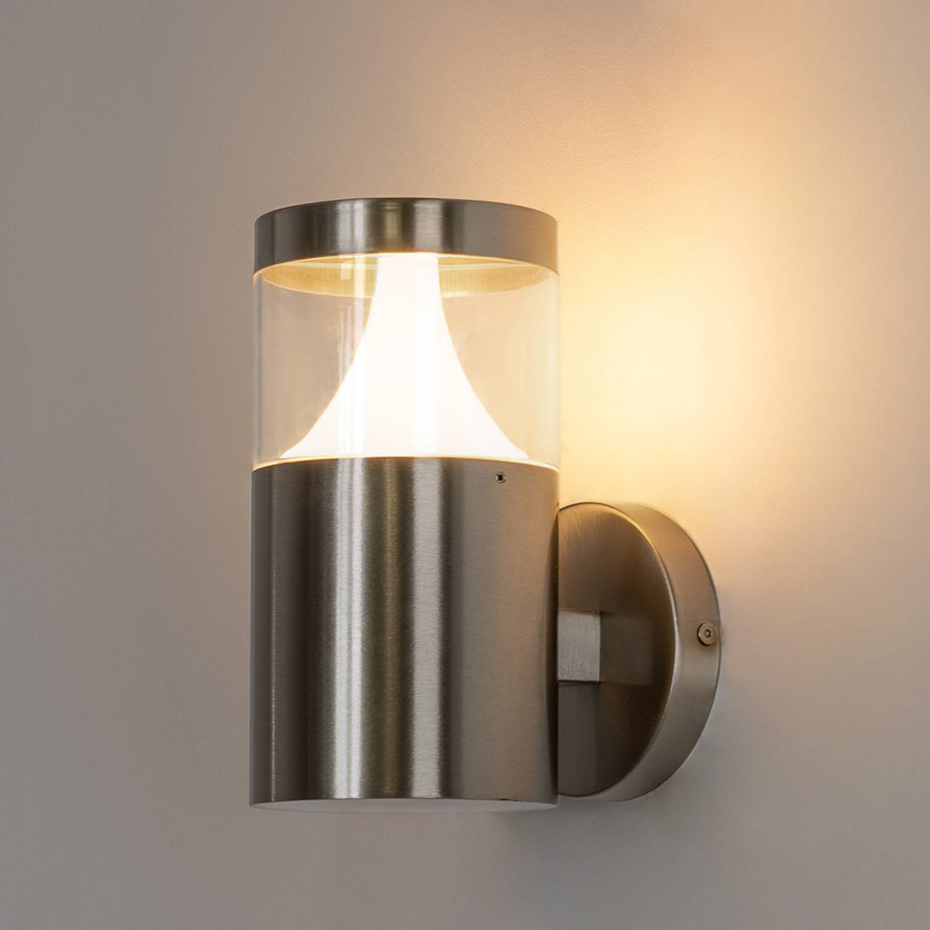 Applique extérieure en inox moderne