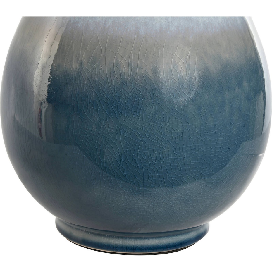Lampe de table en céramique bicolore