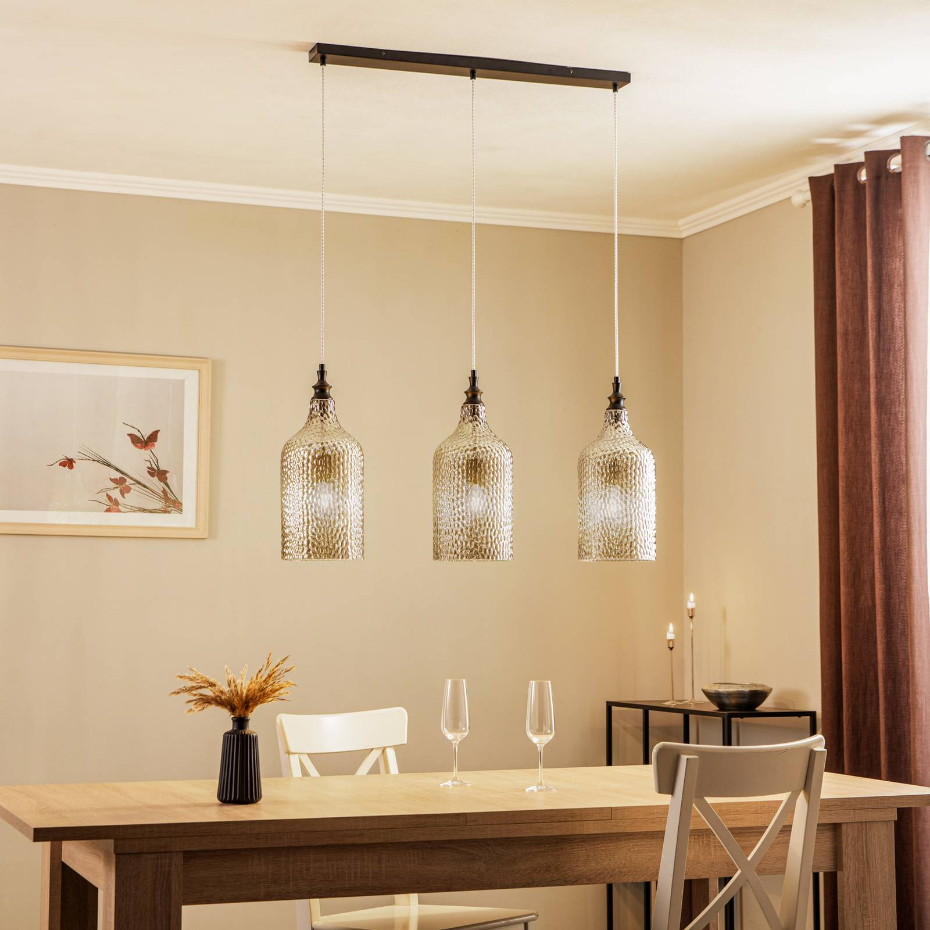 Suspension en verre vintage, Drakar
