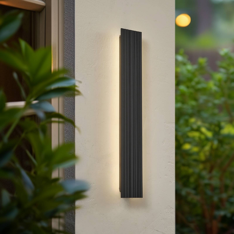 Applique extérieure en aluminium moderneLED