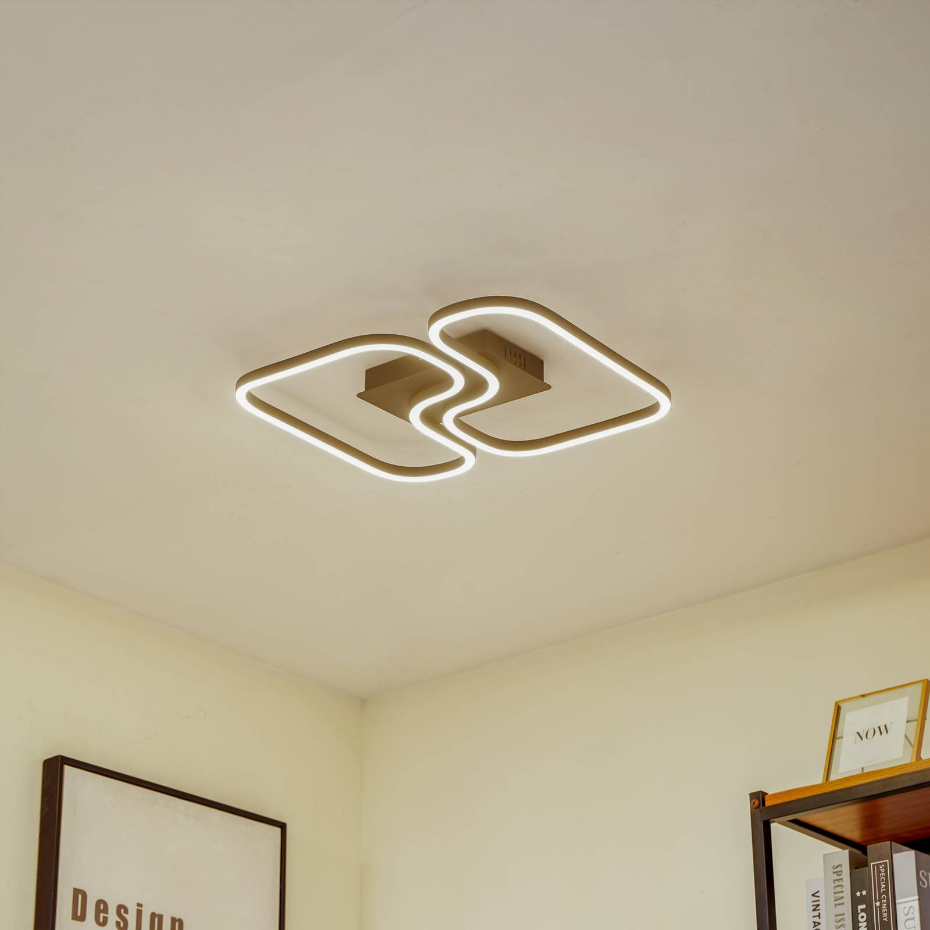 Plafonnier en aluminium moderneLED, Amiya