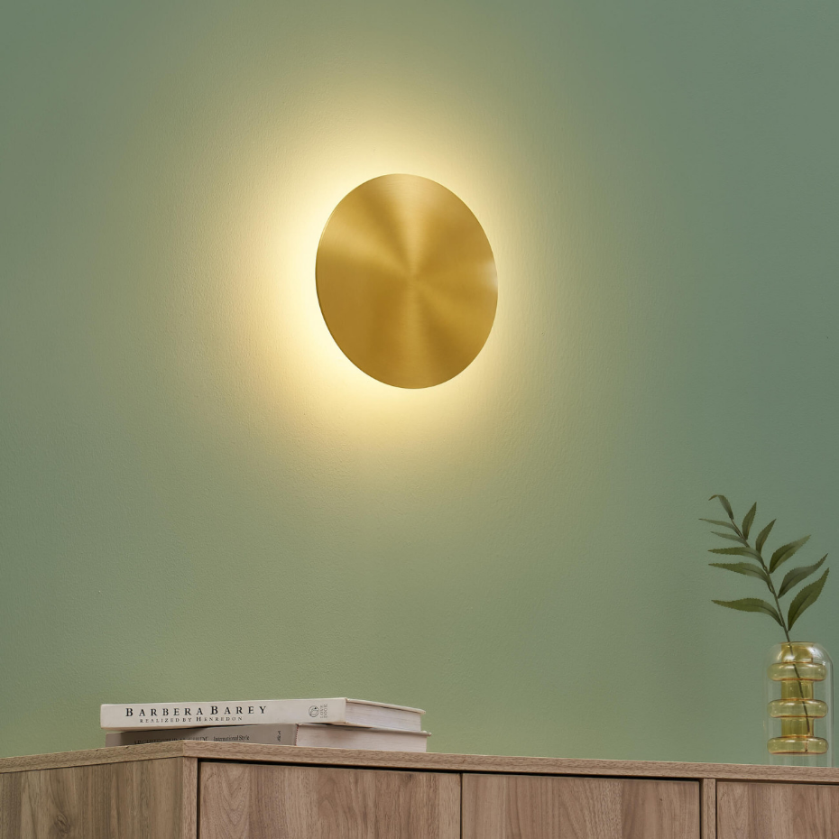 Applique dorée avec LED intégrée - DORÉNIS