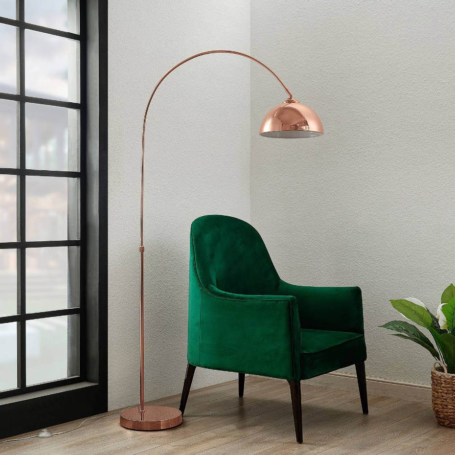 Lampadaire en métal moderne, Lennart
