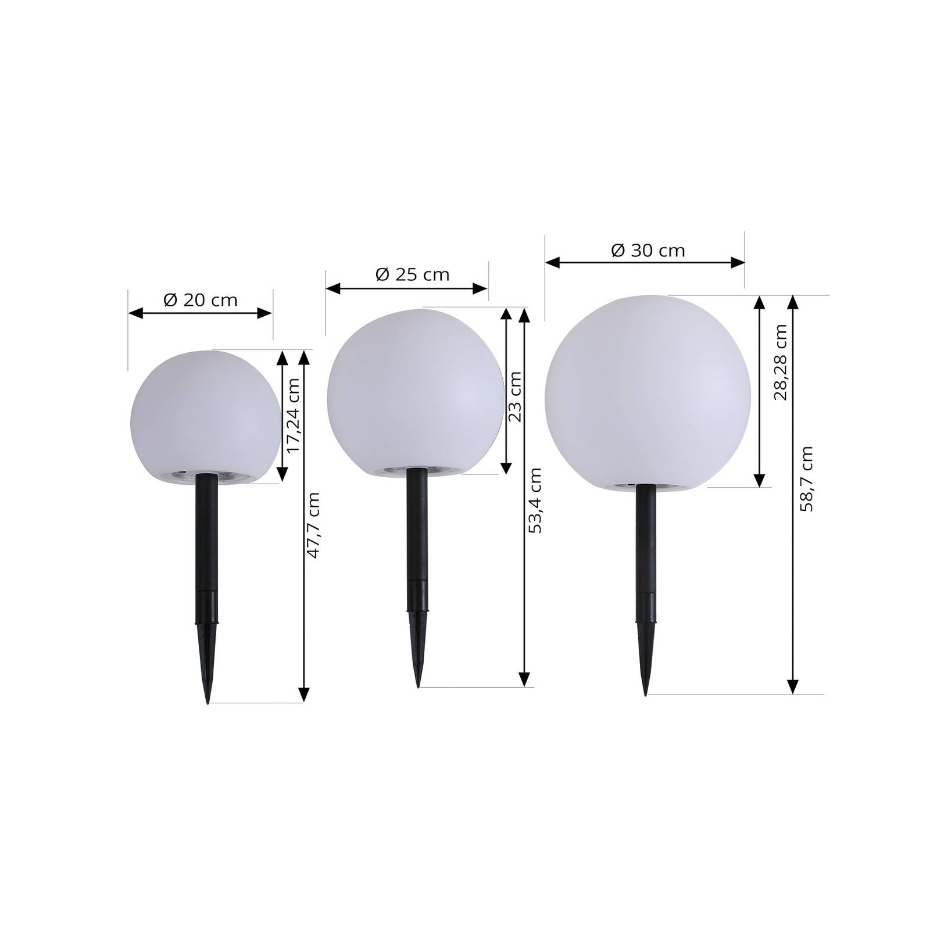 Lampe solaire  moderneLED, Lago