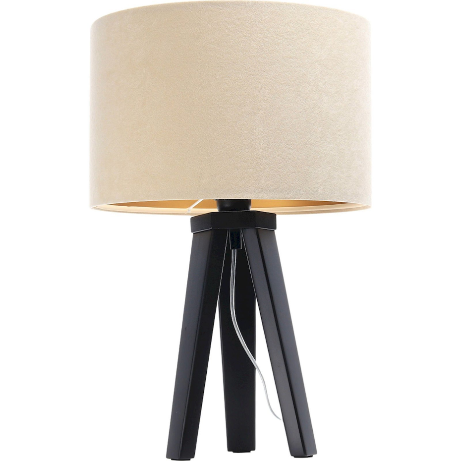 Lampe de chevet en bois Glamour
