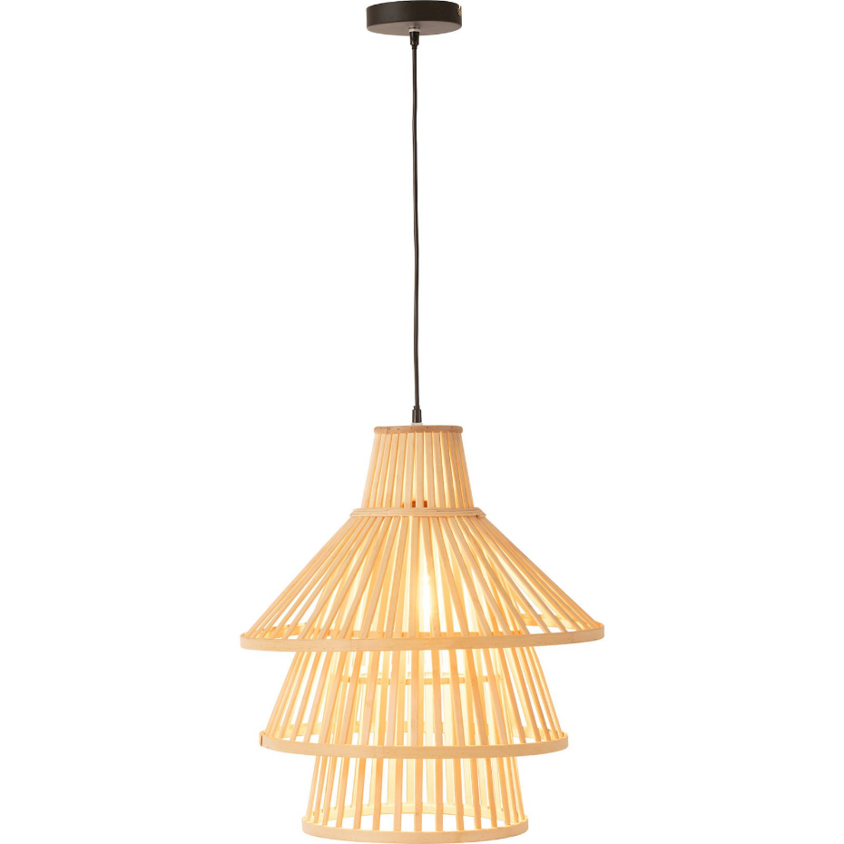 Suspension ronde en bambou