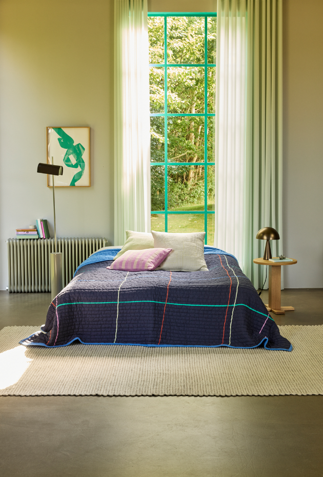 Lampe sur pied en fer et polycarbonate REFLECTOR
