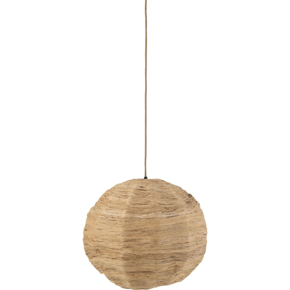 Suspension en bambou forme organique style bohème chic