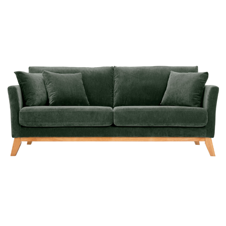 Canapé scandinave déhoussable 3 places OSLO