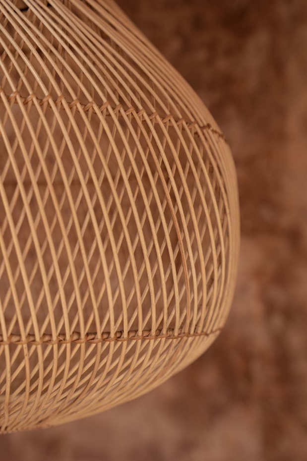 Suspension en rotin BOTTLE