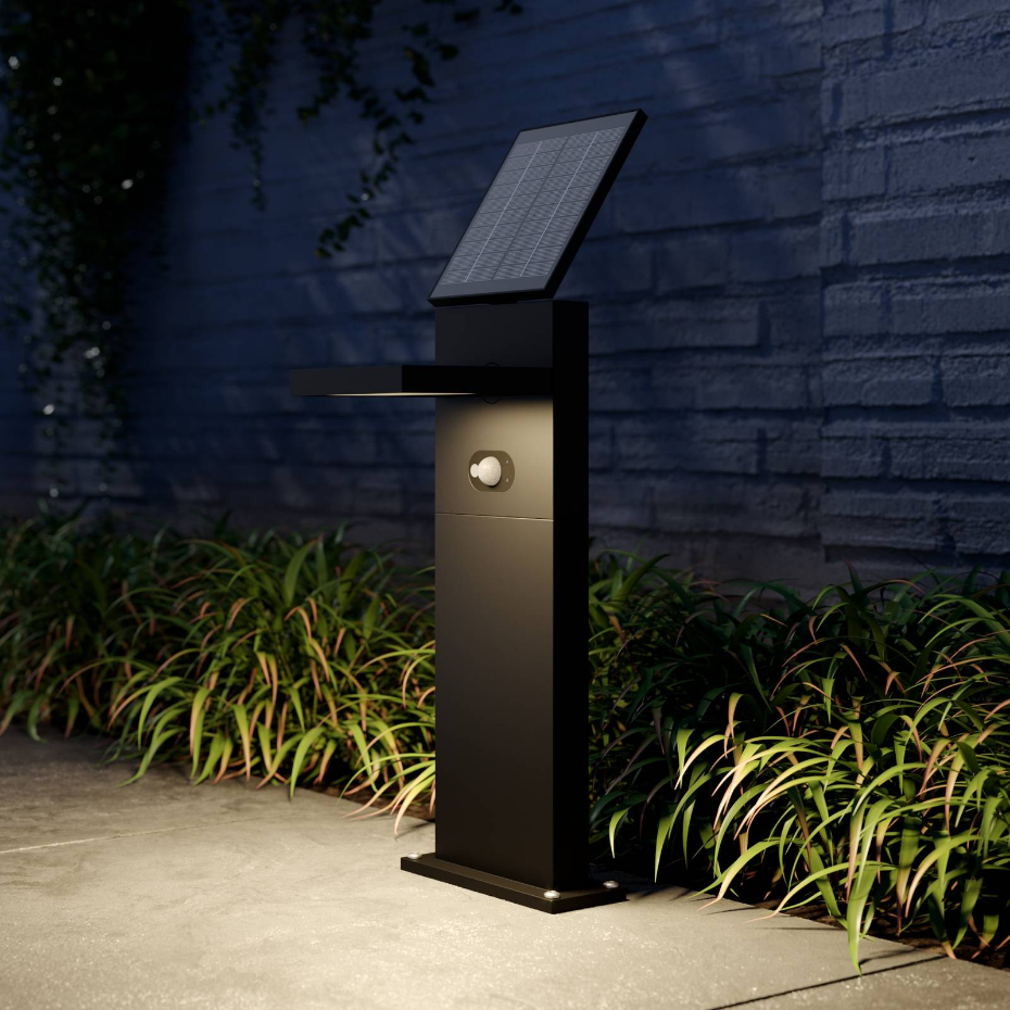 Lampe solaire en aluminium moderneLED