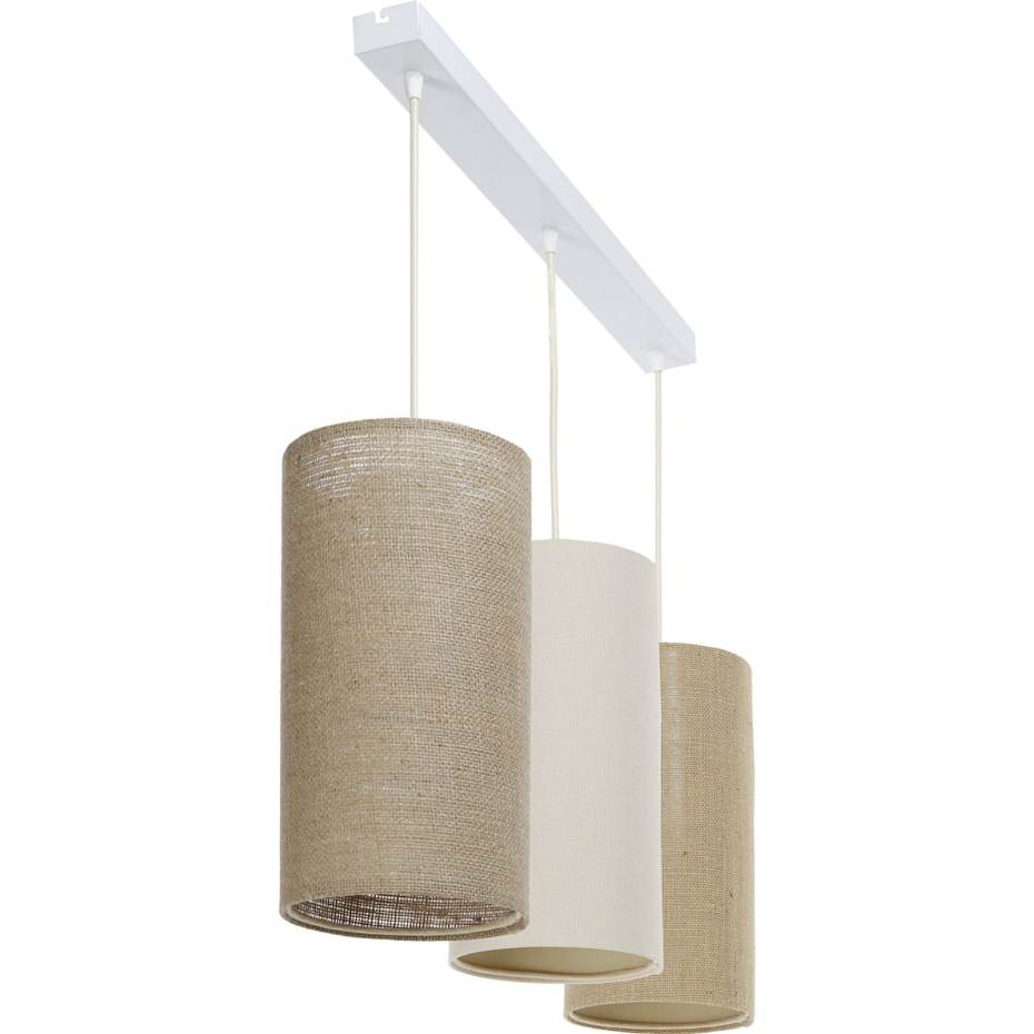 Suspension rectangulaire en tissu ajustable Boho Elegant