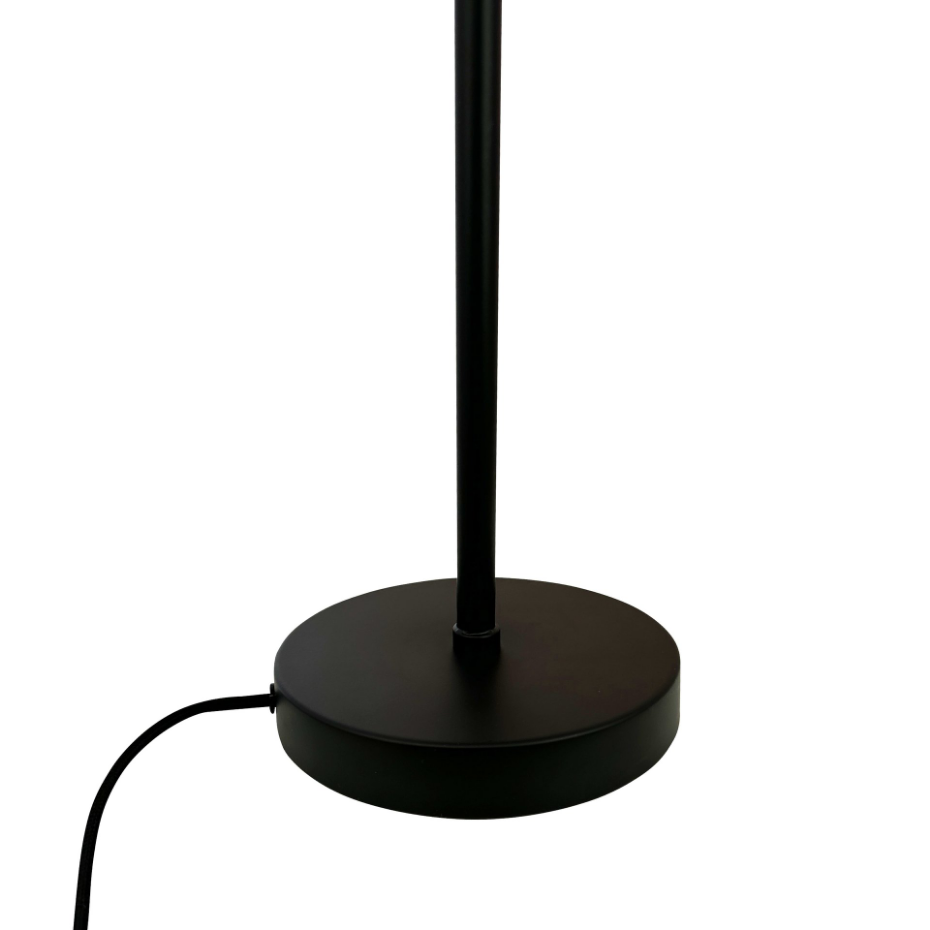Lampe à poser en métal noir STOKE