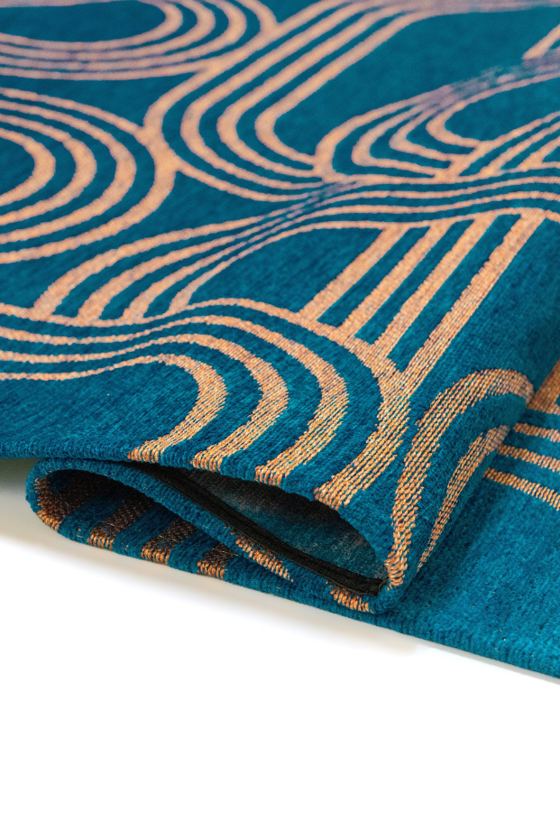 Tapis salon et chambre moderne tissé plat FEVER