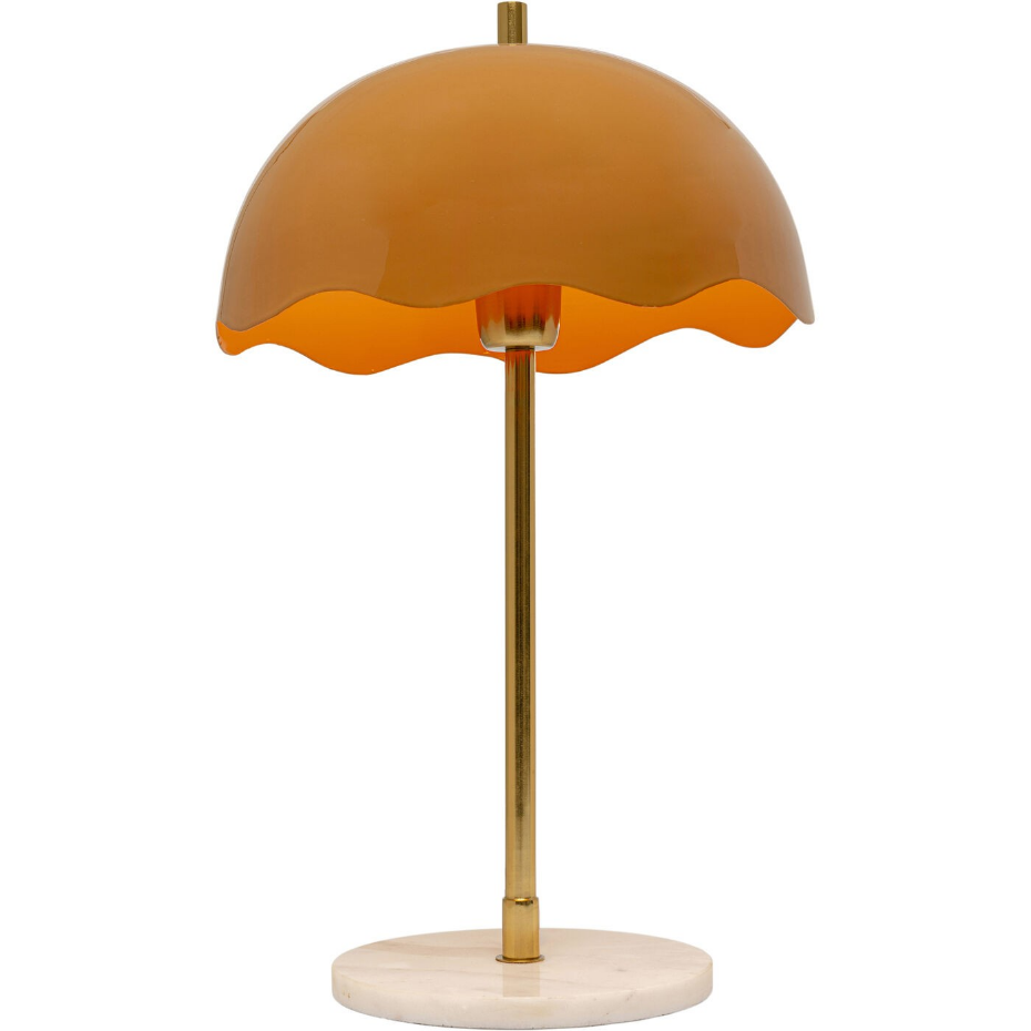 Lampe en acier et marbre, LIA