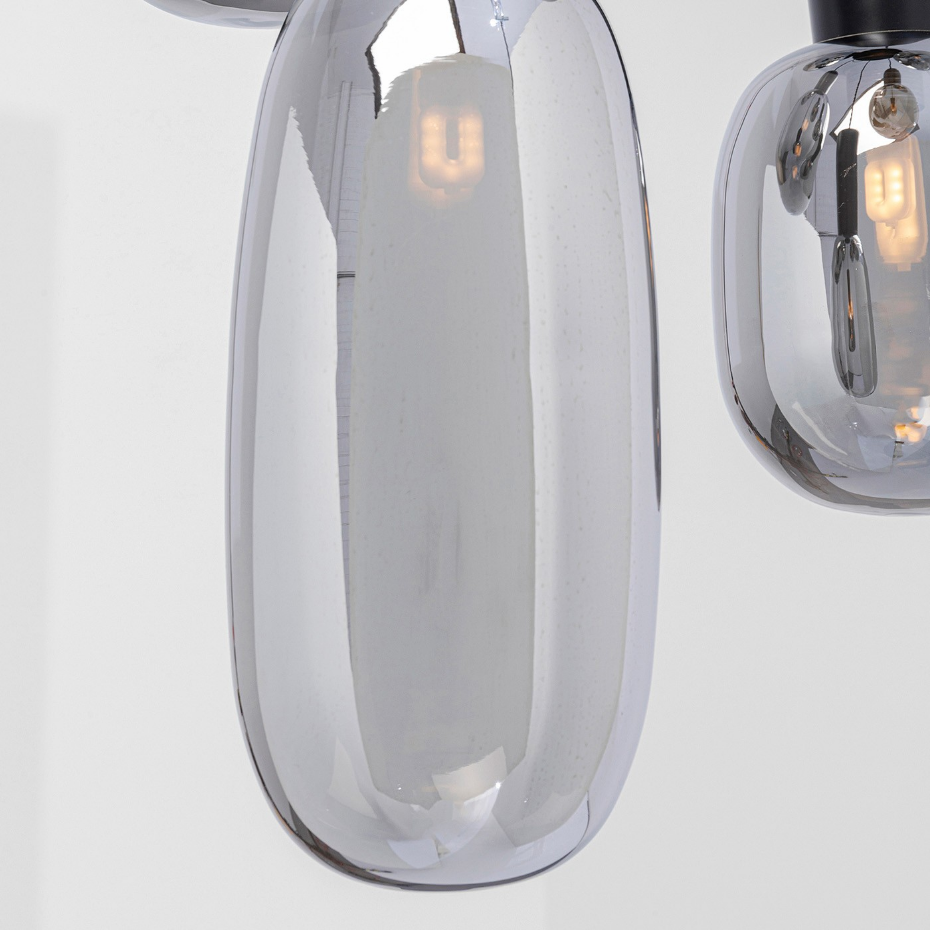 Suspension en verre et acier, ROMEO