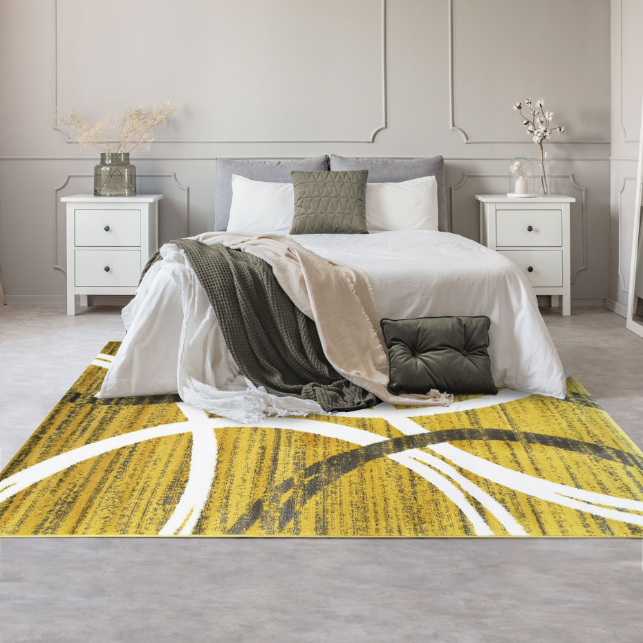 Tapis salon laineux motifs arc   UNDERGOOD ARCHY