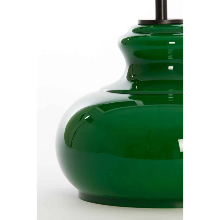 Base De La Lampe Verre VERDE