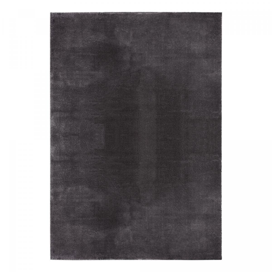 Tapis LYN10 LAVABLE uni, tapis shaggy à longs poils