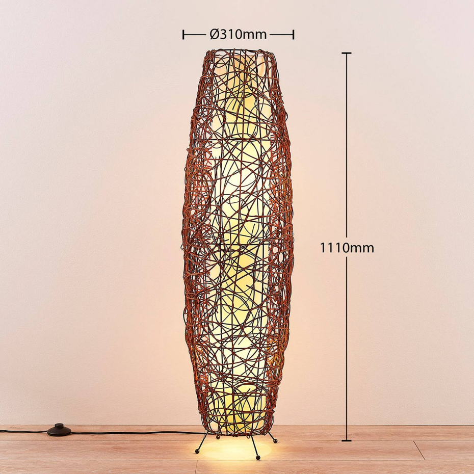 Lampadaire en bois moderne, Nias