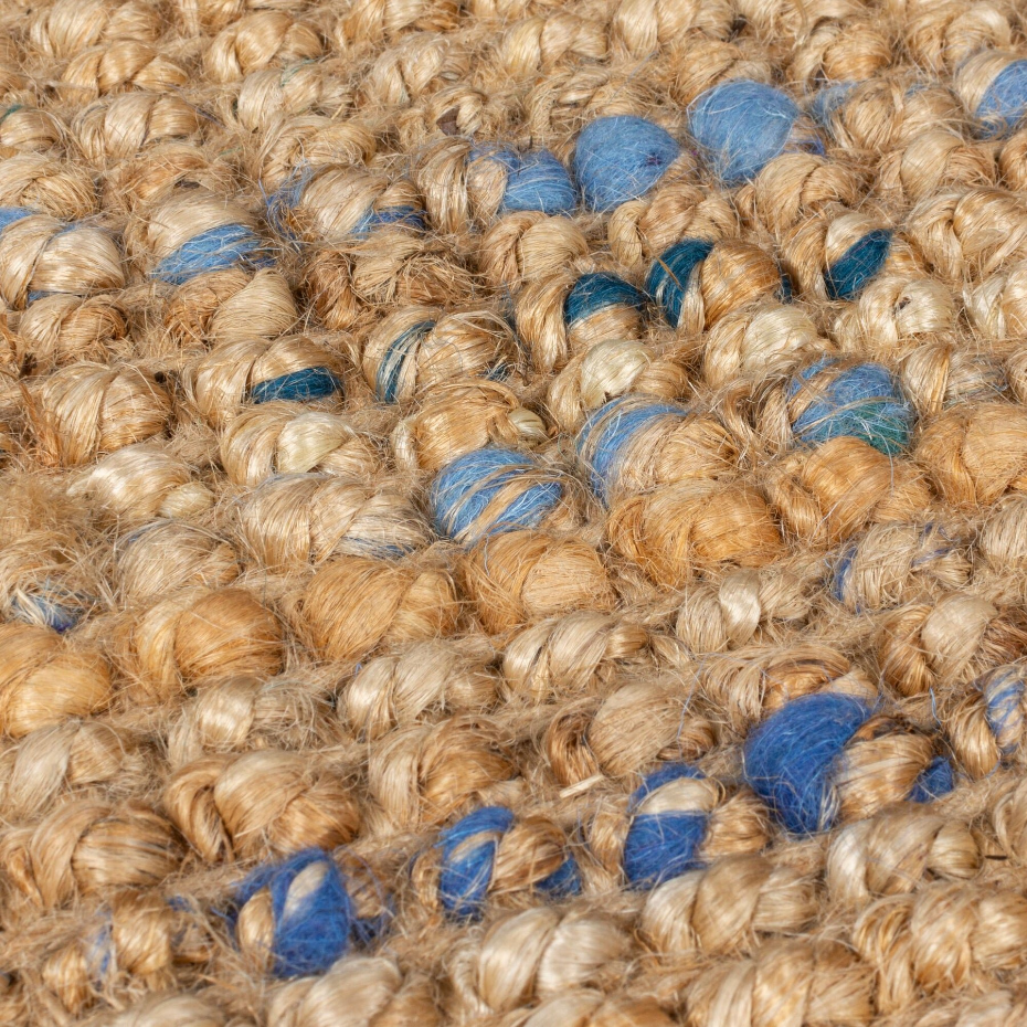 Tapis de couloir en jute coloré SARITA