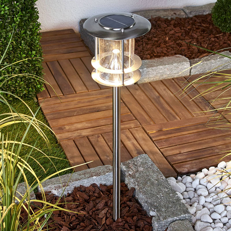 Lampe solaire en inox moderneLED, Sumaya