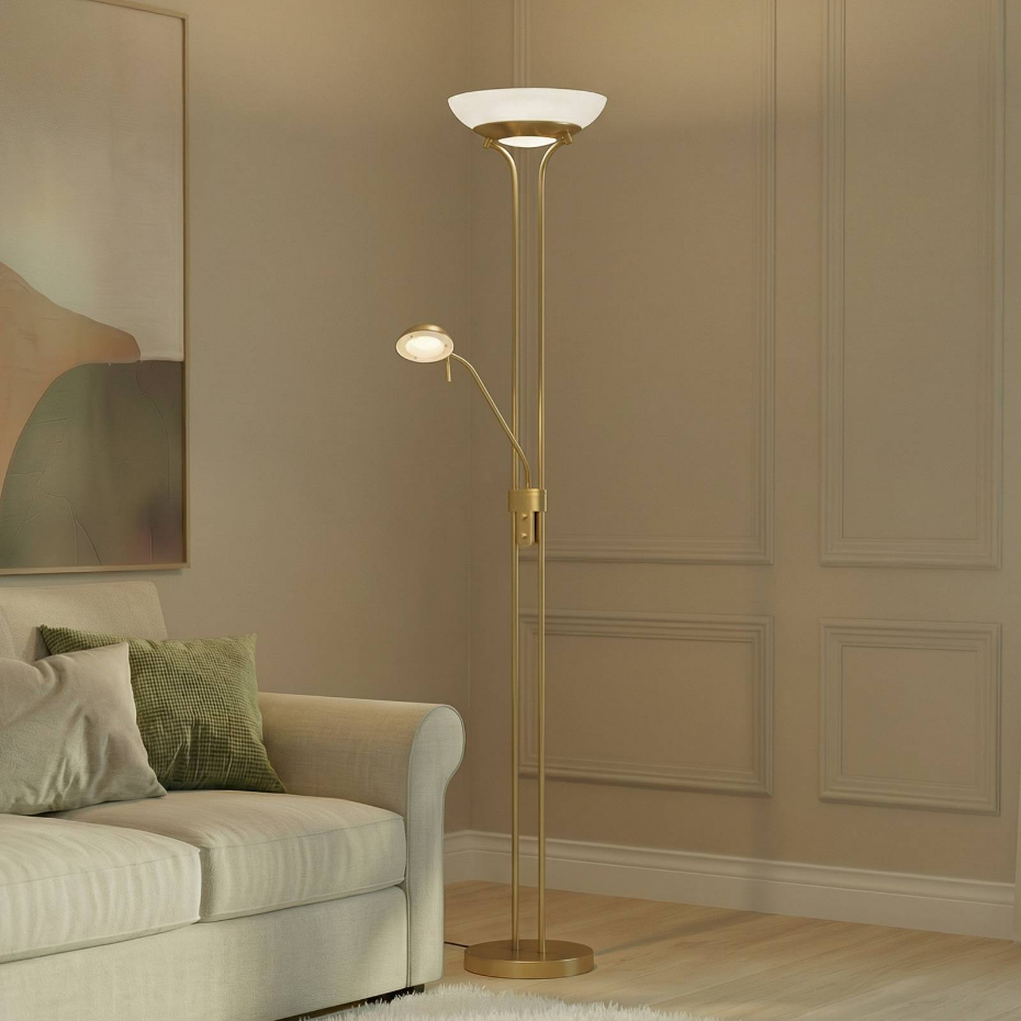 Lampadaire en métal moderneLED, Yveta