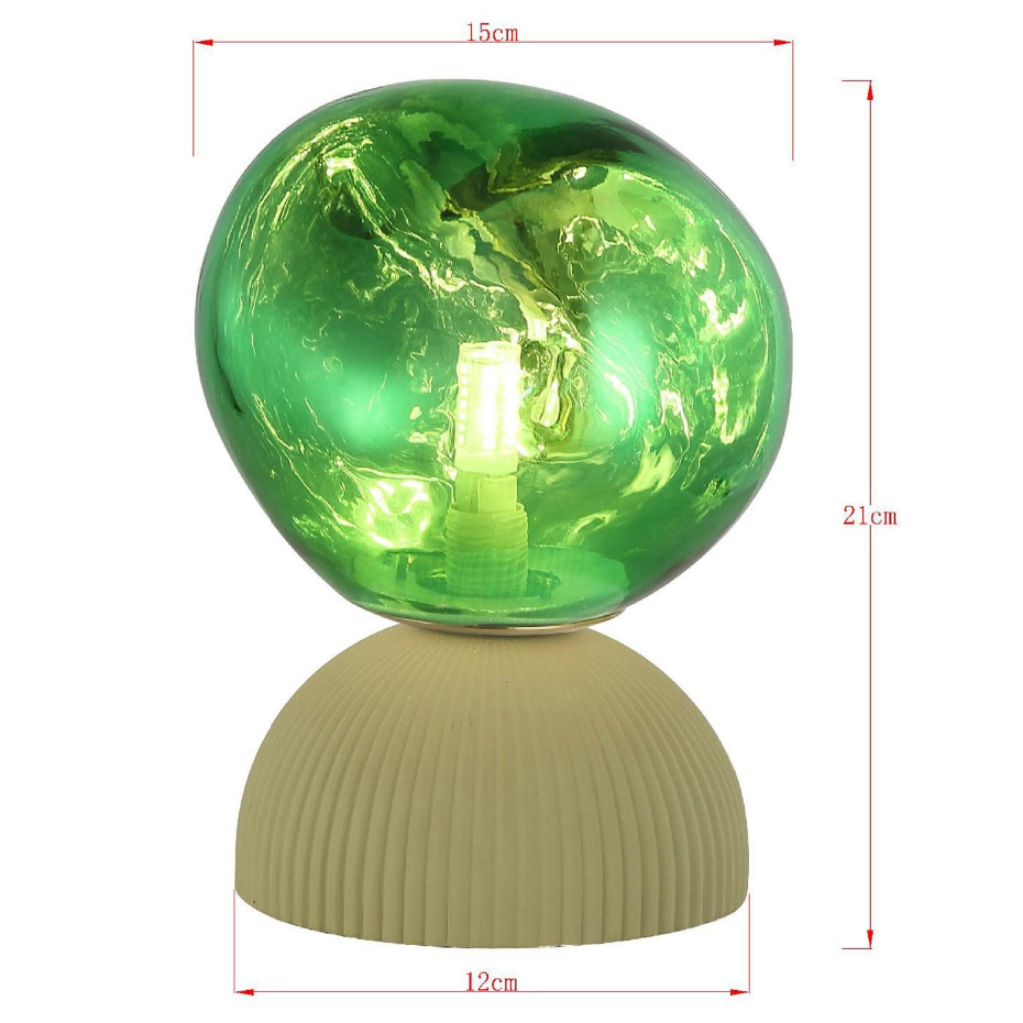 Lampe en verre et plâtre, MAGIC BALL