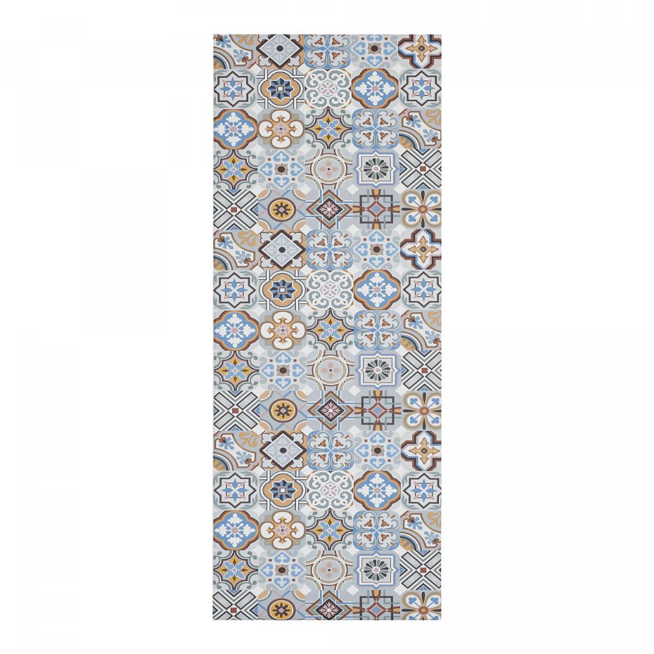 Tapis de cuisine en PVC motif géométrique PKIT